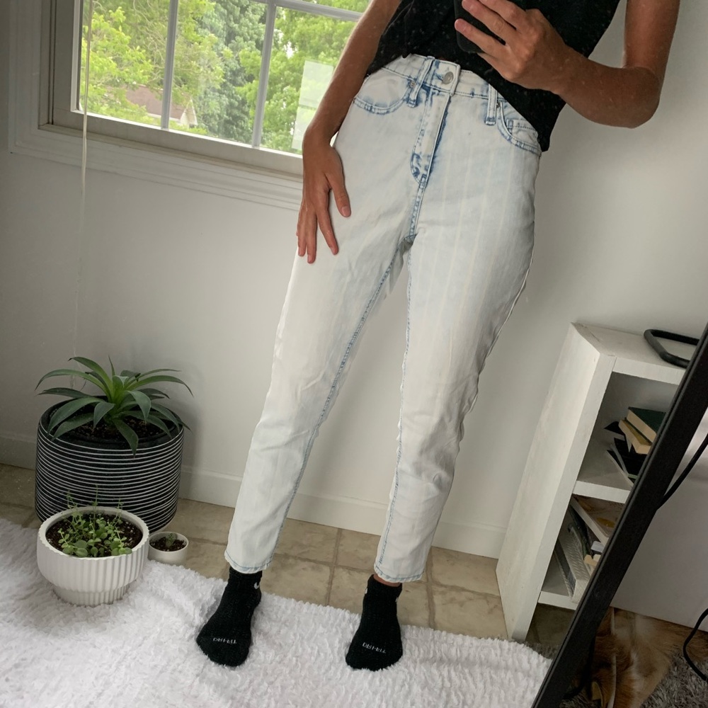 wild fable mom jeans size 00 - Picture 4 of 7